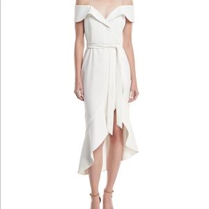 Alice and Olivia white dress